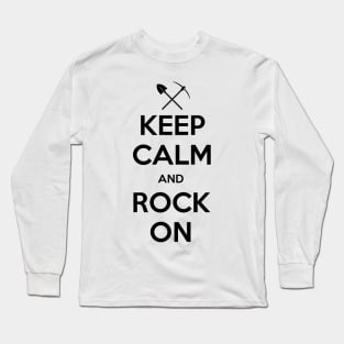 Keep Calm and Rock On Long Sleeve T-Shirt